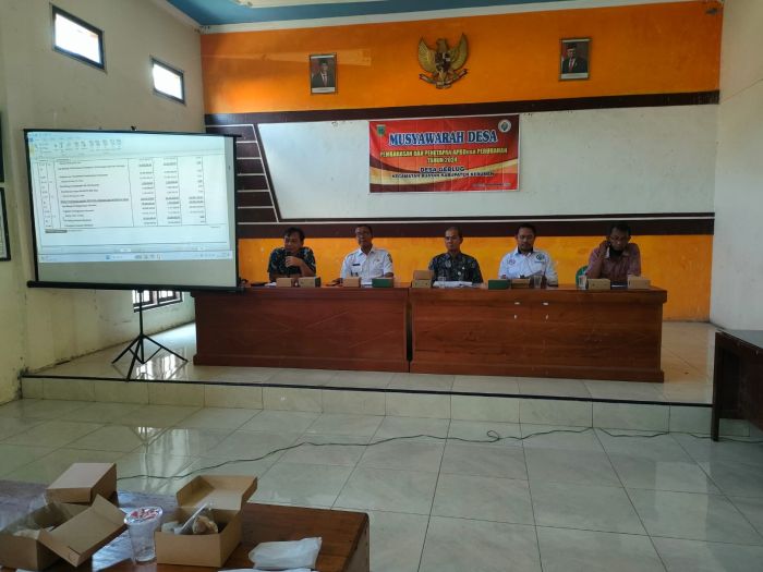 MUSDES PEMBAHASAN DAN PENETAPAN  APB DESA PRUBAHAN 2024