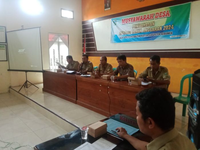 MUSYAWARAH DESA PEMBAHASAN RANCANGAN APB Desa TAHUN 2024