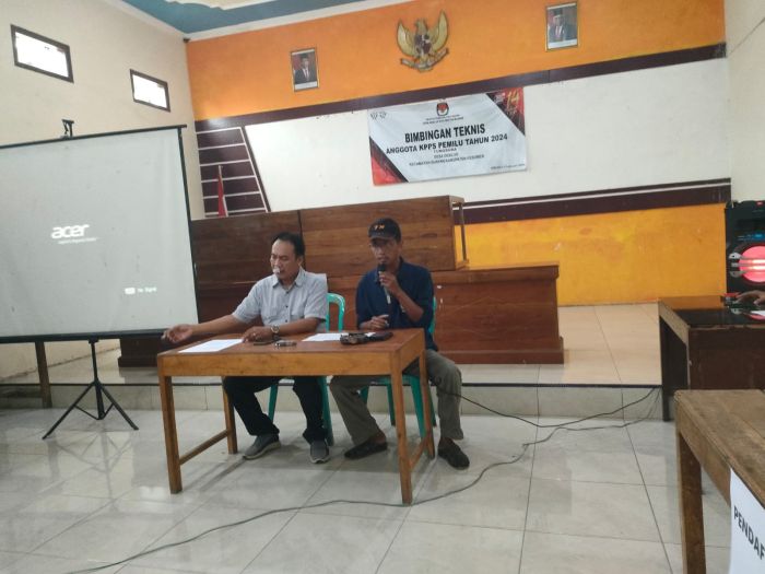 SIMULASI  PEMUNGUTAN  SUARA  DAN BIMTEK TUNGSURA UNTUK ANGGOTA KPPS 