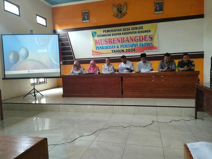 MUSRENBANGDES PEMBAHASAN DAN PENETAPAN RKP DESA TAHUN 2024