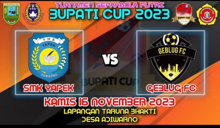 TURNAMEN SEPAK BOLA PUTRI BUPATI CUP 2023