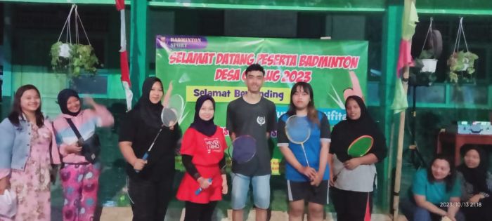 TURNAMEN BADMINTON  DESA GEBLUG 2023 02