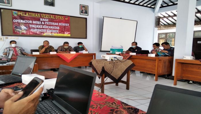 Pelatihan Verval DTKS bagi Operator Desa dan Petugas Survei