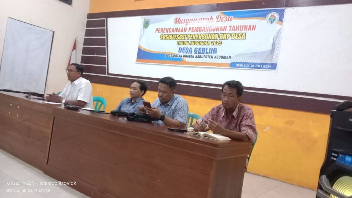 MUSDES SOSIALISASI PERENCANAAN PEMBANGUNAN TAHUNAN RKP DESA TA 2025