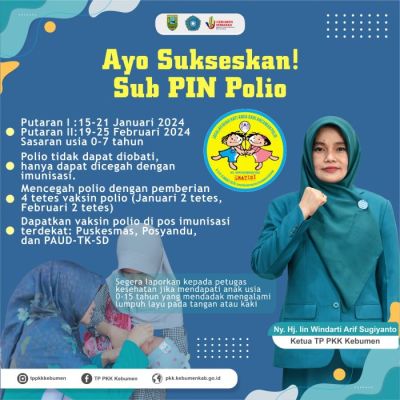 PEKAN IMUNI NASIONAL POLIO ( PIN POLIO )