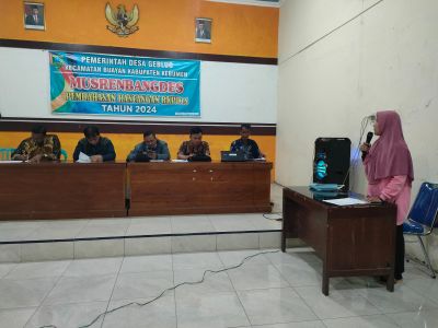 MUSRENBANGDES PEMBAHASAN RANCANGAN RKPDes TAHUN 2024